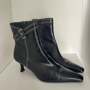 Vintage Stuart Weitzman Leather Boots Y2K